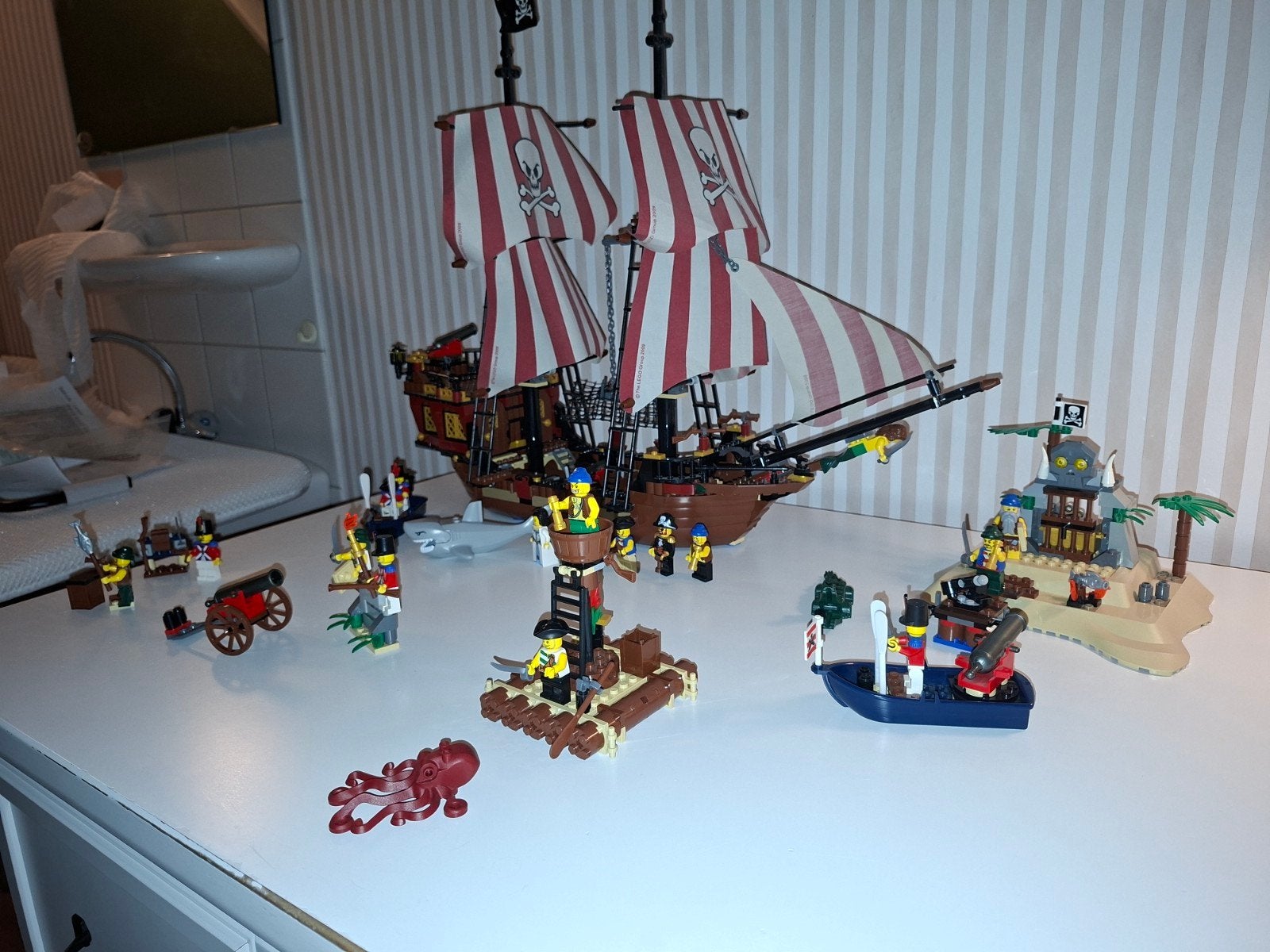 Piraten lego sets 6243, 6241, 6240, 6239, 8397, 8396, Ophalen of Verzenden, Gebruikt