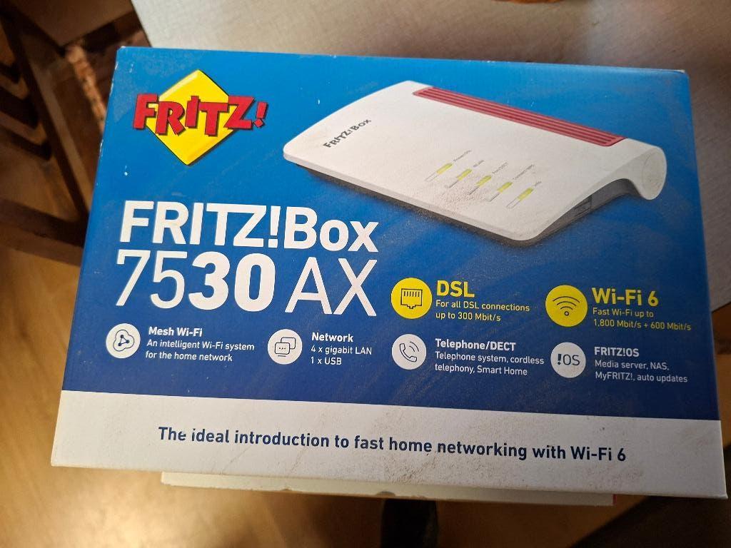 Fritz box 7530 AX, Ophalen of Verzenden, Nieuw, Router met modem, Fritz