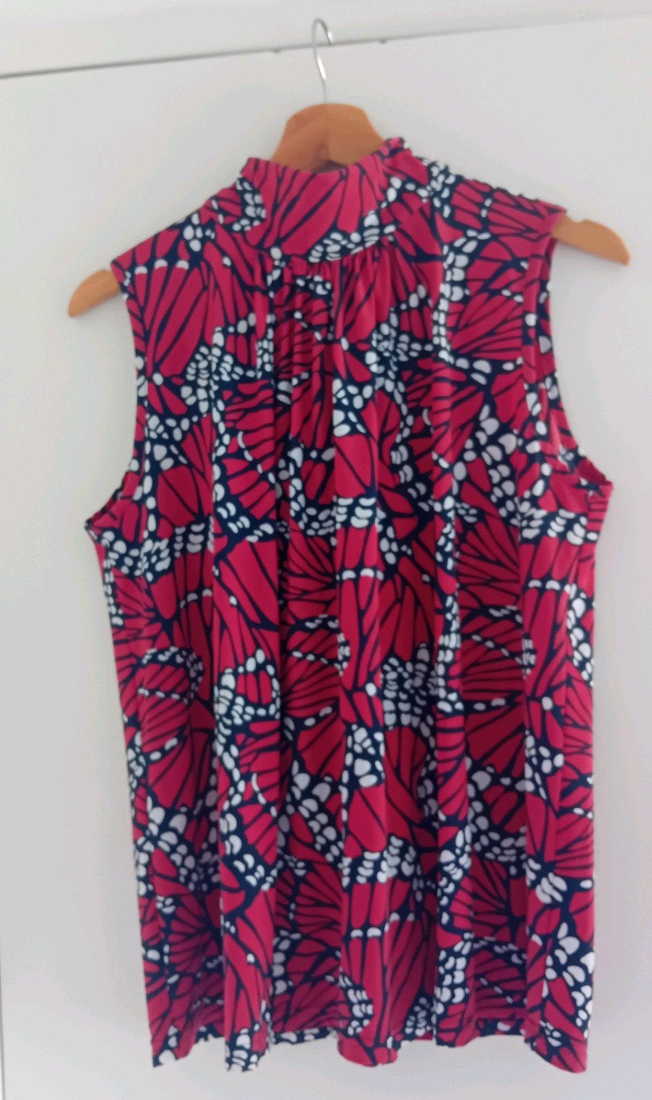 Studio Anneloes travel top print wijnrood zwart M, Maat 38/40 (M), Studio Anneloes, Ophalen of Verzenden, Zo goed als nieuw