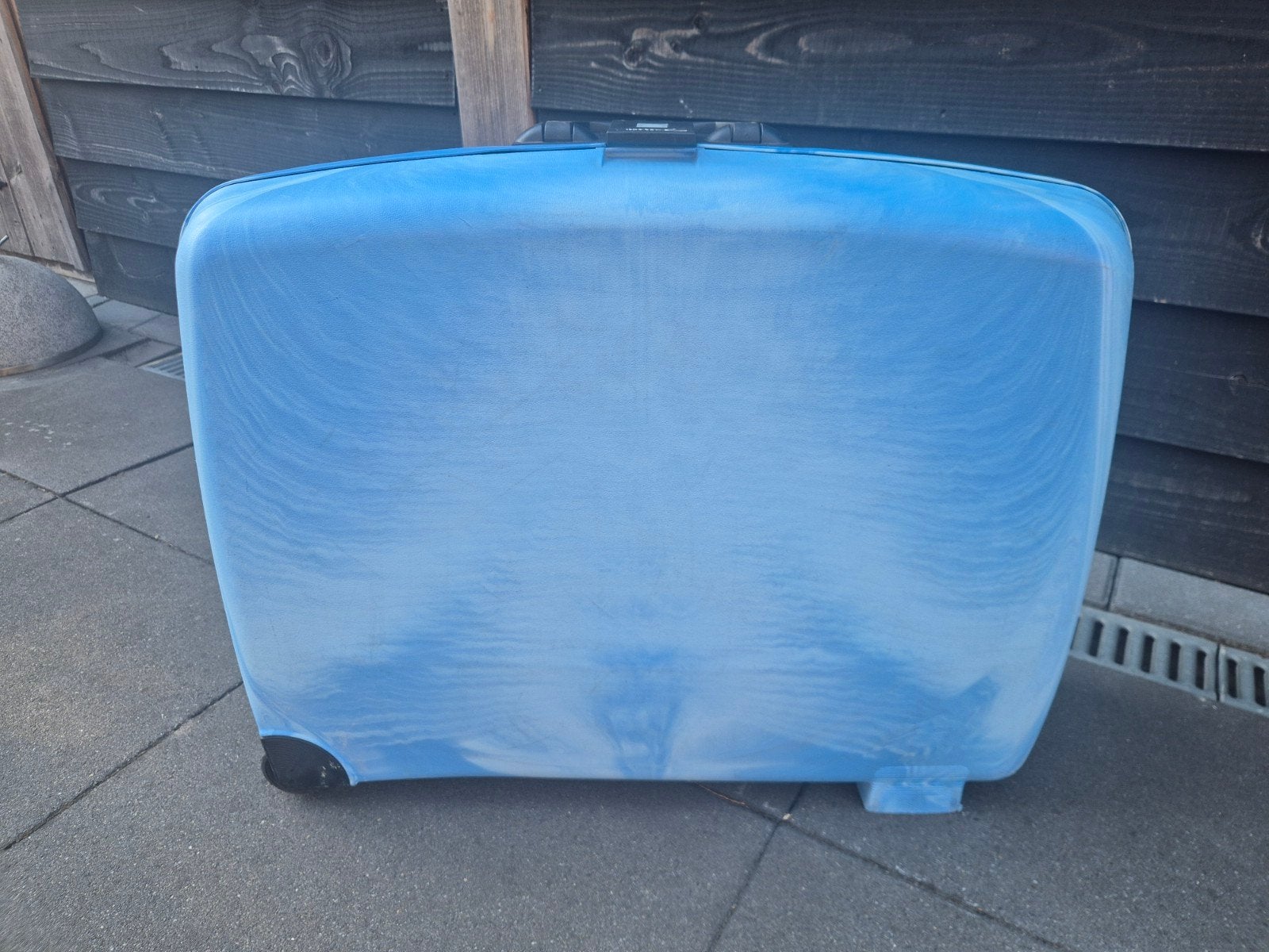Delsey koffer, Gebruikt, 20 tot 30 cm, Blauw, 60 tot 80 cm