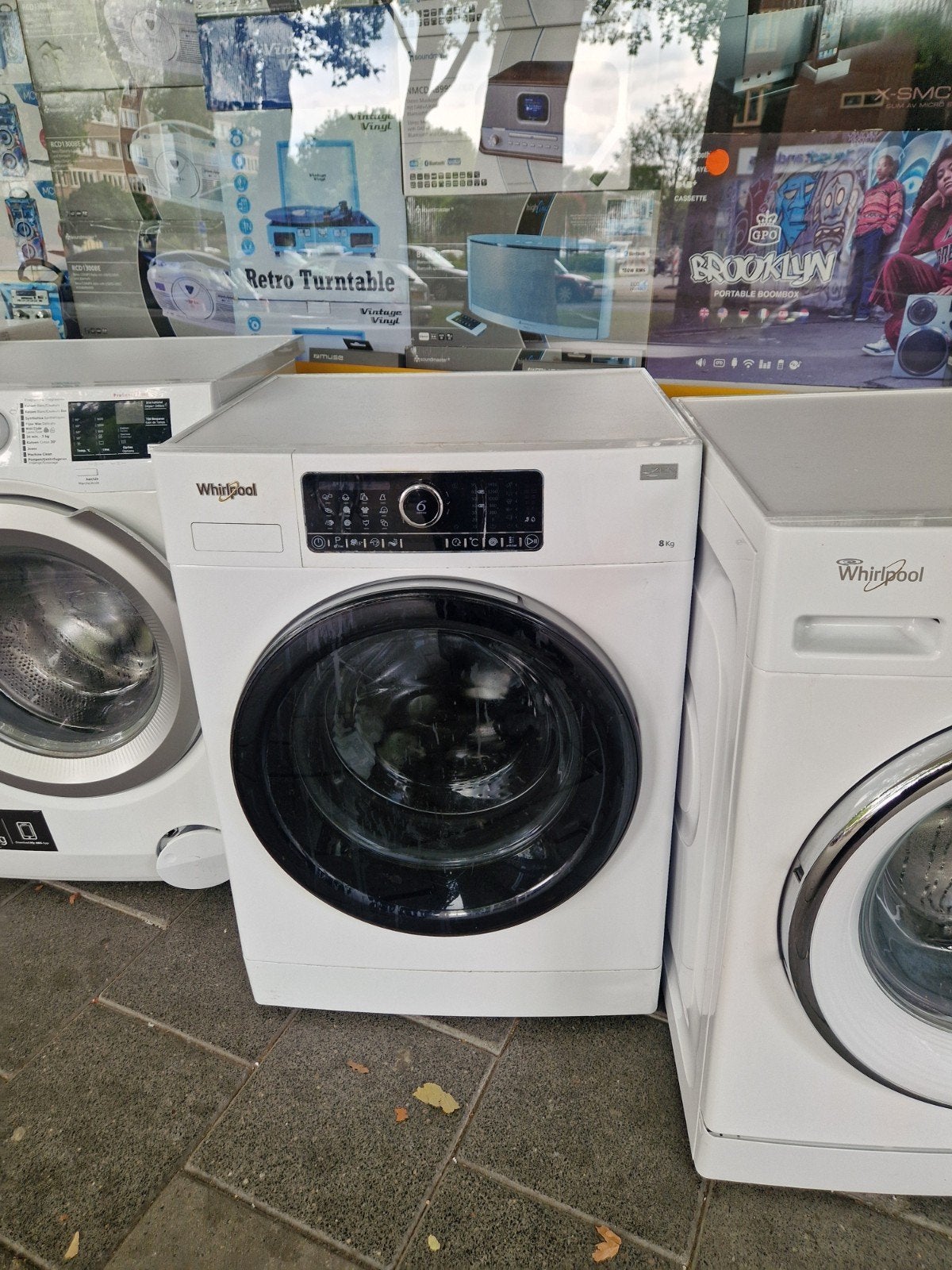 Zo goed als nieuwe Whirlpool wasmachine 8 kg ZEN uitvoering, 6 tot 8 kg, Ophalen, Zo goed als nieuw, Voorlader