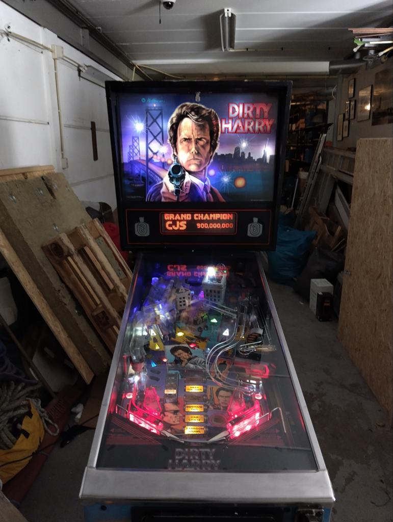Dirty Harry, Ophalen, Gebruikt, Williams, Dot-matrix