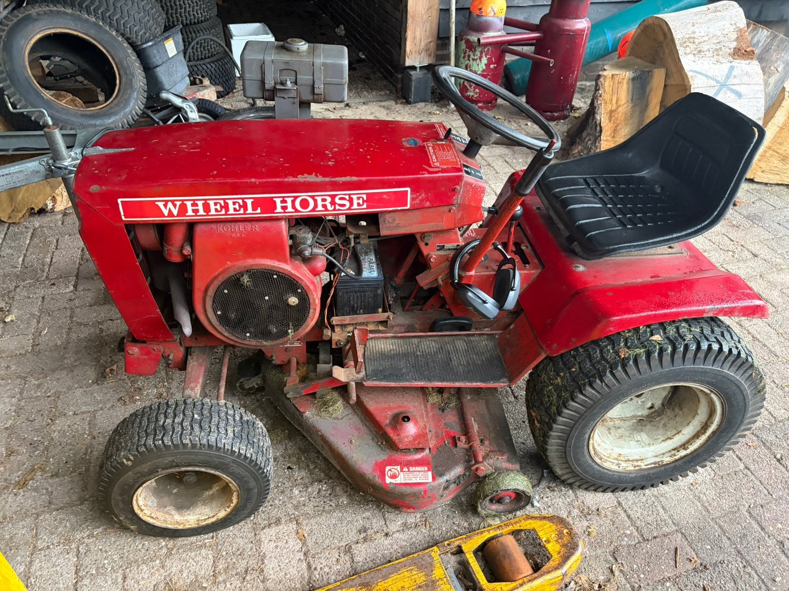 Wheel horse c120, Ophalen, Zo goed als nieuw
