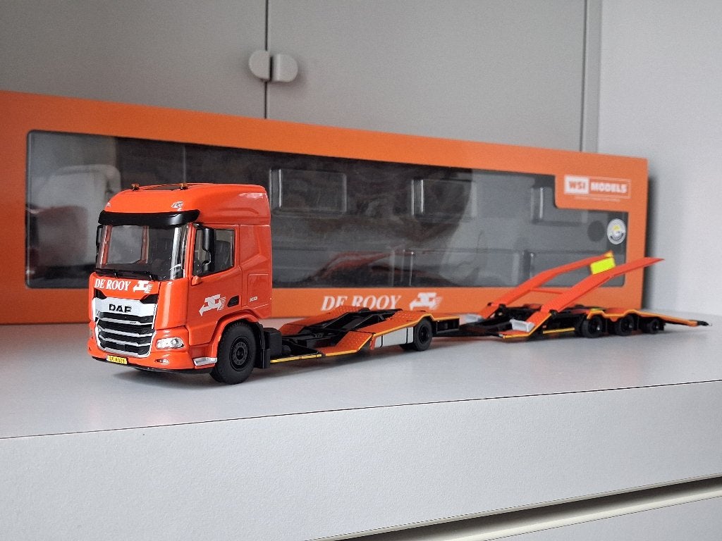 De Rooy DAF WSI Models trucktransporter, Hobby en Vrije tijd, Modelauto's | 1:50, Ophalen of Verzenden, Nieuw, Bus of Vrachtwagen
