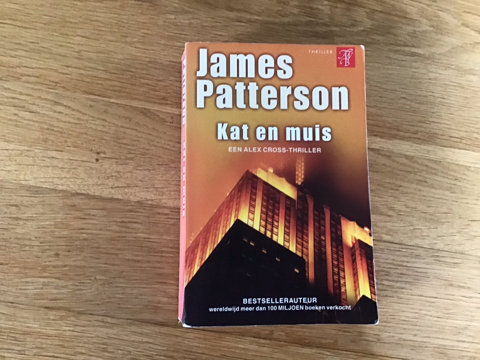 Kat en Muis Alex cross triller van James Patterson, Ophalen of Verzenden, Zo goed als nieuw