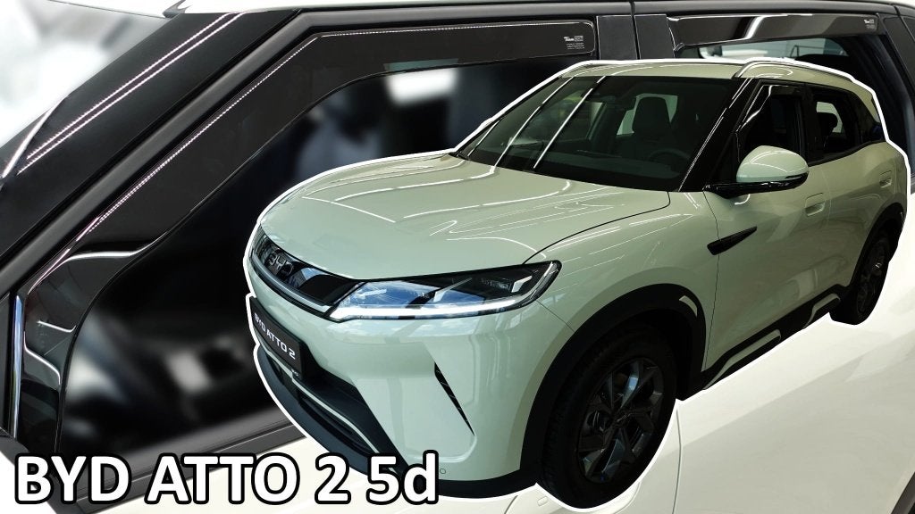BYD zijwindschermen raamspoilers donker getint oa Seal ETH8, Ophalen of Verzenden, Nieuw