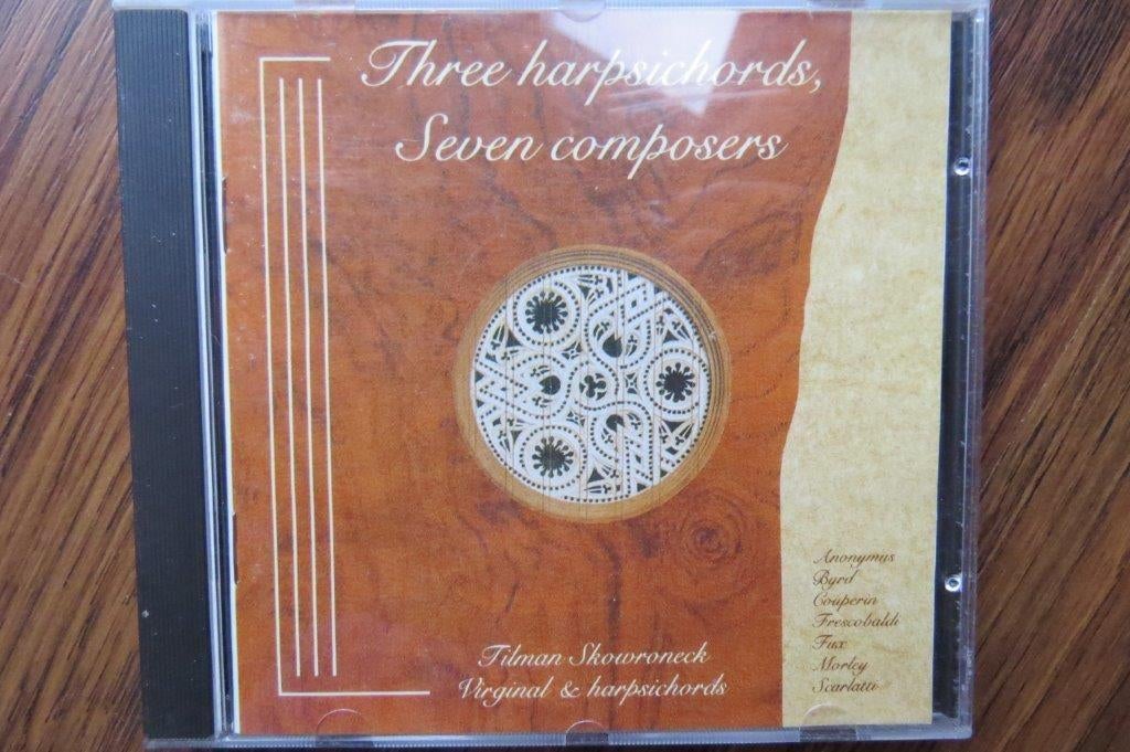 Cd clavecimbel: Three harpsichords, seven composers, Tilman, Cd's en Dvd's, Cd's | Klassiek, Zo goed als nieuw, Kamermuziek, Classicisme
