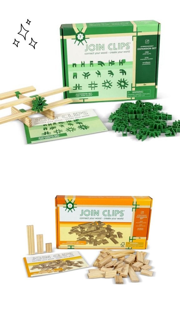 join clips : JC200 set 200 bouwplankjes & JC280 clips, Kinderen en Baby's, Ophalen of Verzenden, Bouwen