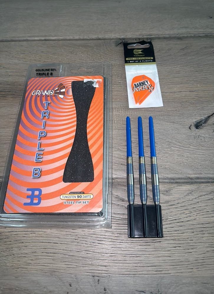 Triple B Goldline Series RvB 90% tungsten - dartpijlen, Ophalen of Verzenden, Zo goed als nieuw, Pijlen