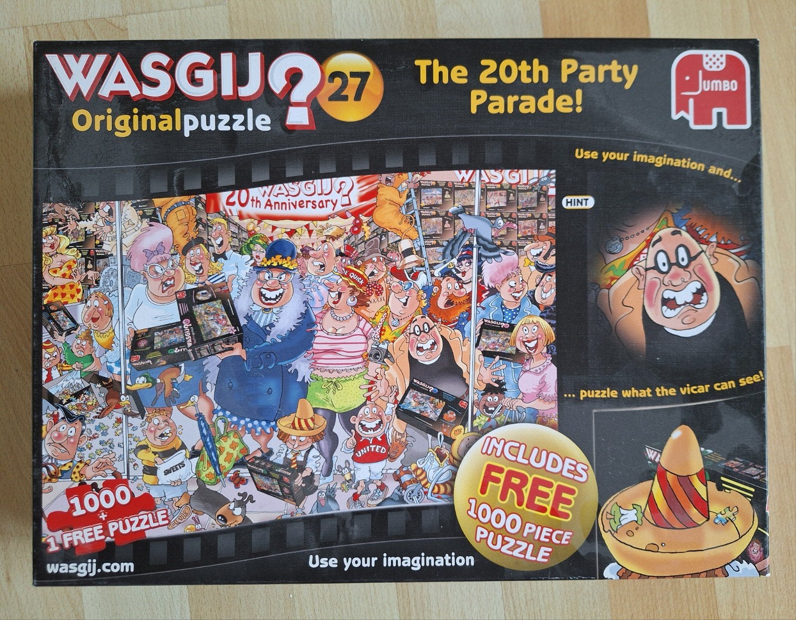 wasgij original 27, the 20th party parade, Ophalen of Verzenden, 500 t/m 1500 stukjes, Gebruikt