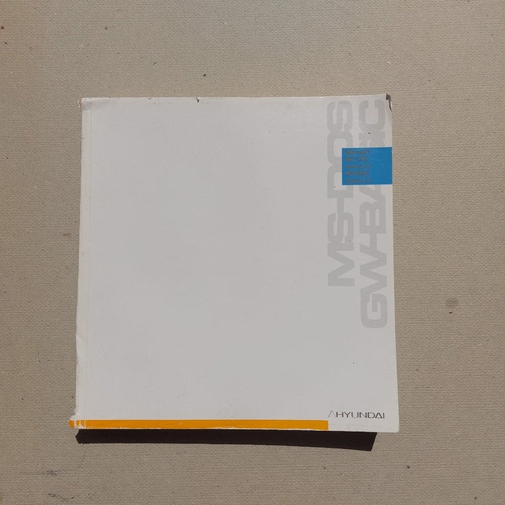 MS-DOS&GWBASIC Boek by Hyundai, 579 pagina's, Boeken, Ophalen of Verzenden, Zo goed als nieuw