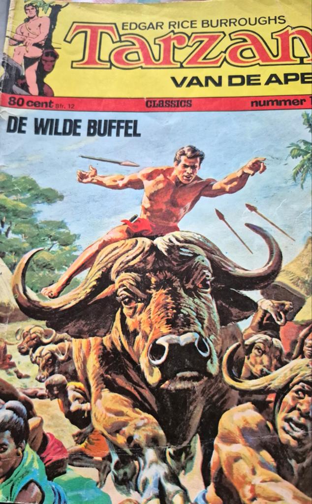 Tarazan en ook de zoon van Tarzan, Boeken, Strips | Comics, Gelezen, Eén comic, Europa, Ophalen of Verzenden