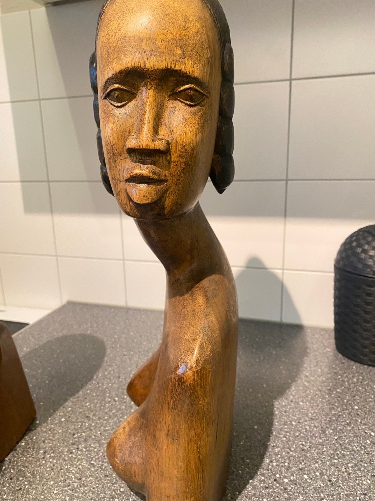 Houtsnijwerk tanzania 45cm, Antiek en Kunst, Ophalen of Verzenden