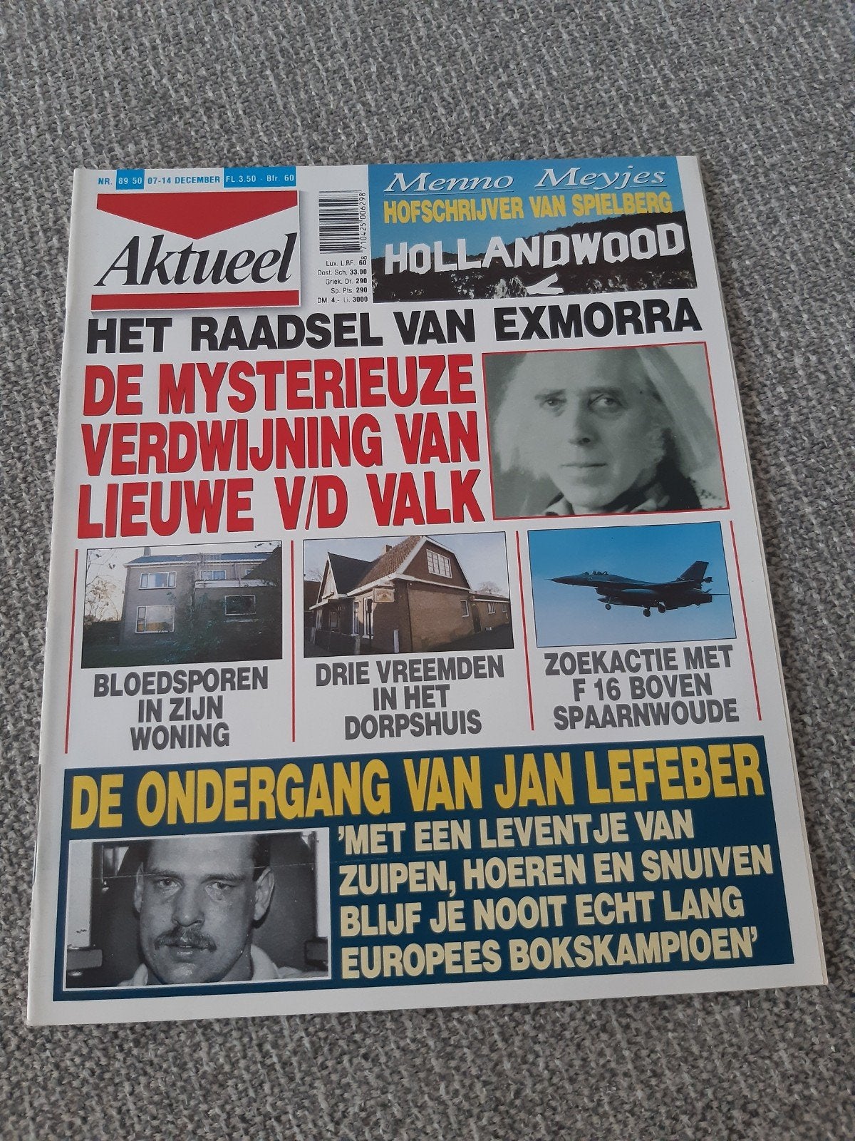 50.Aktueel 1989. Lieuwe van der Valk. Jan Lefeber. Menno Mey, Verzamelen, Ophalen of Verzenden, 1980 tot heden, Tijdschrift