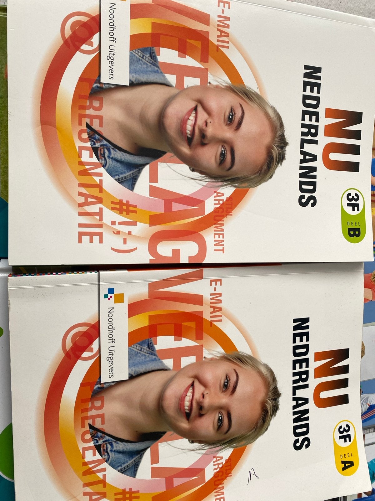 NU Nederlands 3F deel A en B - Noordhoff Uitgevers, Boeken, Ophalen of Verzenden, Gelezen, Nederlands