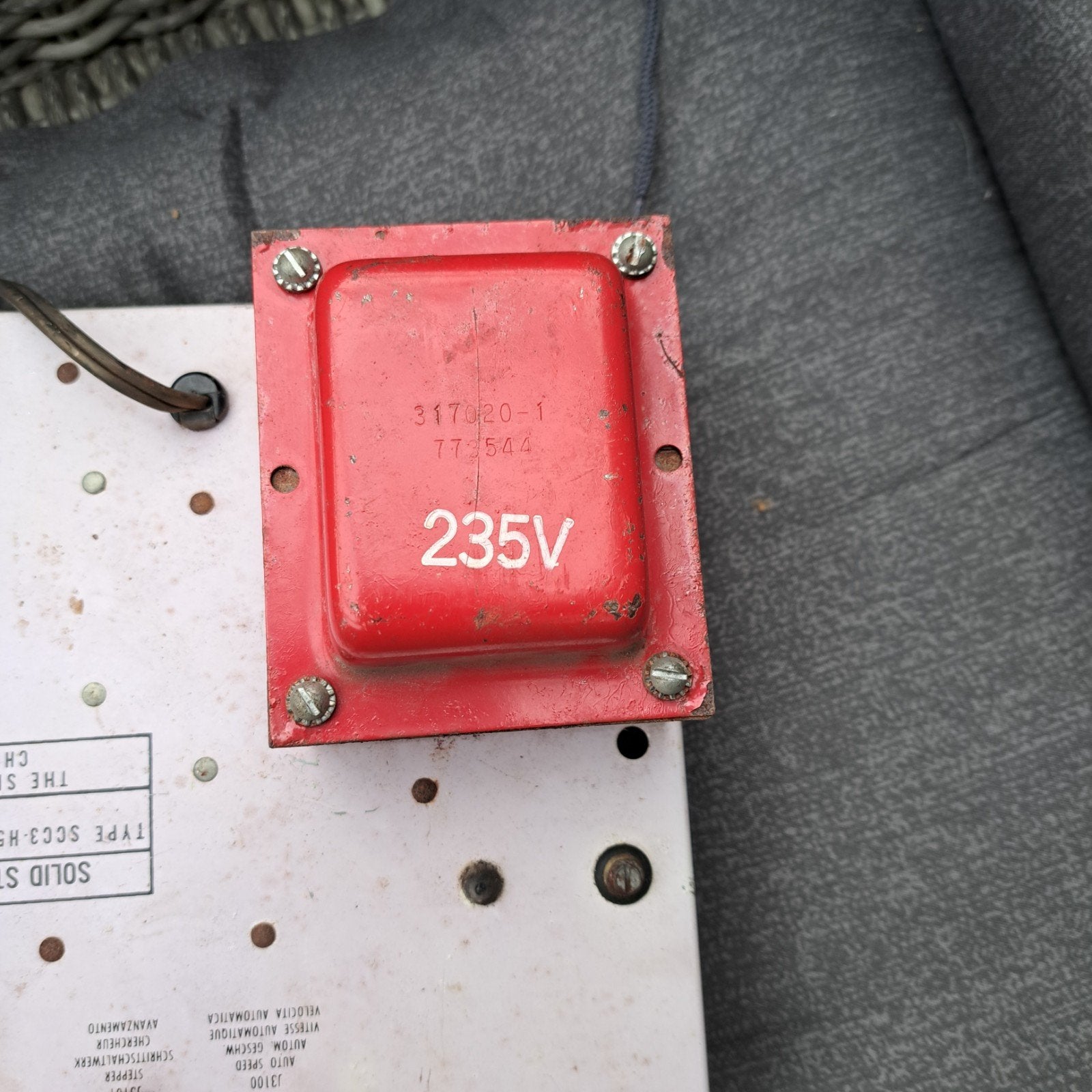 Gezocht seeburg SCC3 Trafo 235V voor Jukebox, Ophalen of Verzenden, Gebruikt