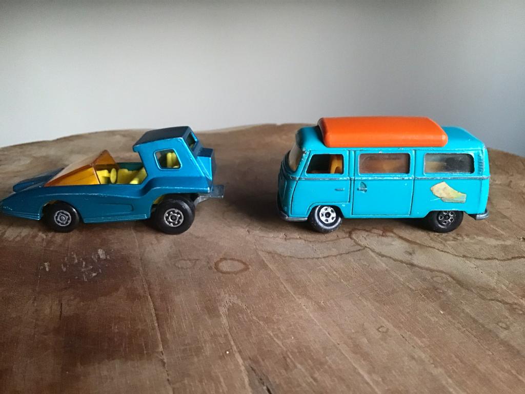Matchbox soopa coopa 37,matchbox volkwagen camper nr 23, Ophalen, Gebruikt, Auto, Matchbox