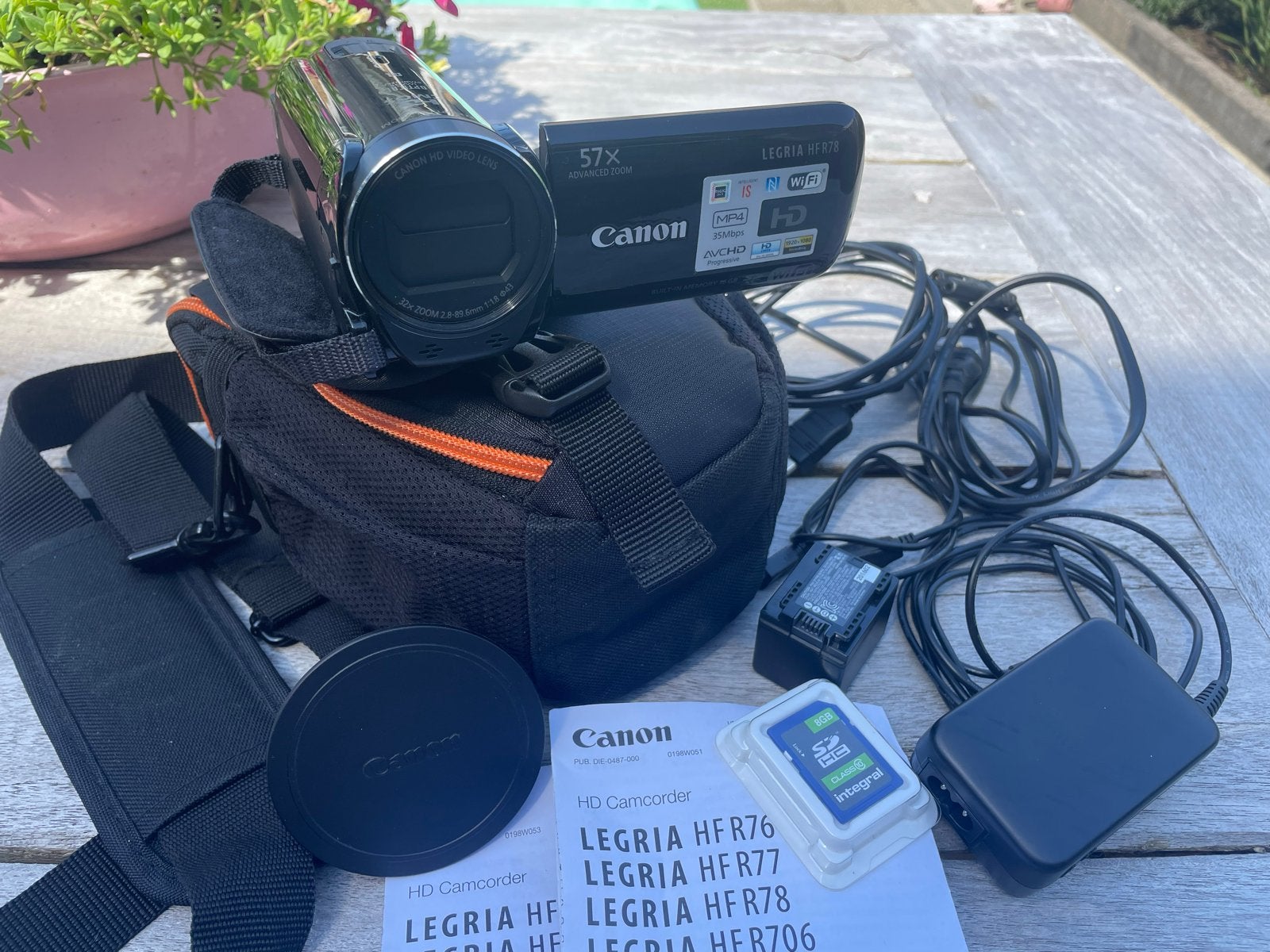 Canon Legria HF R78 Full HD Camcorder met 57x Advanced Zoom, Ophalen, Canon, 20x of meer, Overige soorten