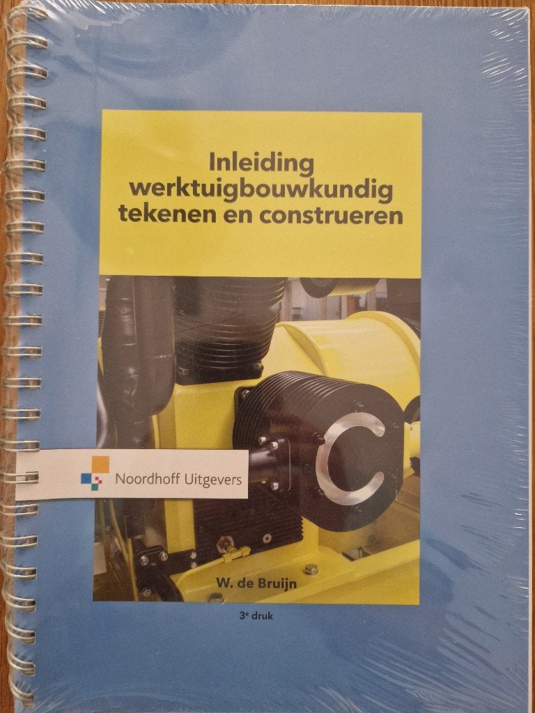 Inleiding Werktuigbouwkundig tekenen en construeren, Tekenen, Nieuw, Ophalen of Verzenden, Noordhoff Uitgevers