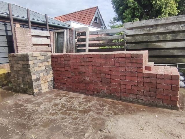 Partij Betonklinkers Straatstenen, Ophalen, Gebruikt, Klinkers, 10 m² of meer
