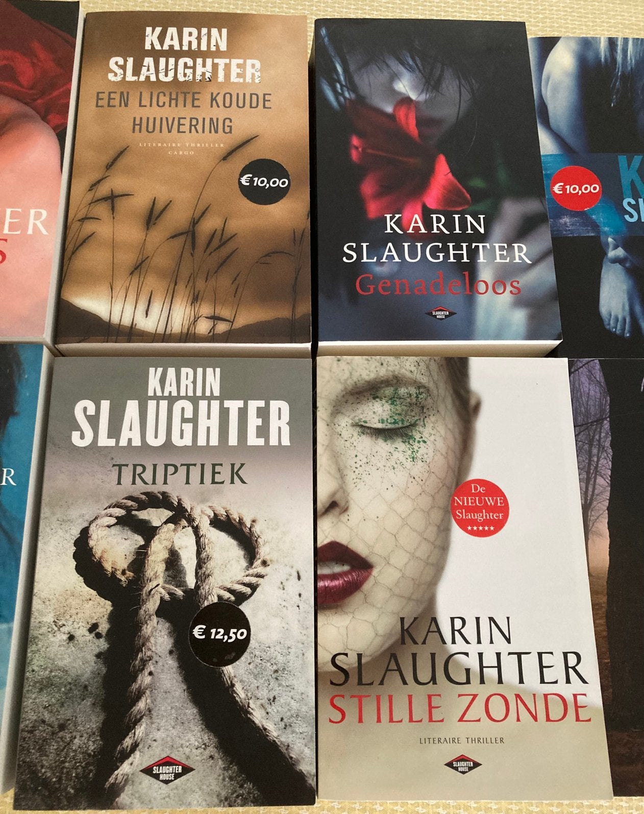 Karin Slaughter thrillers, 11 verschillende, Boeken, Thrillers, Ophalen, Gelezen, Karin Slaughter