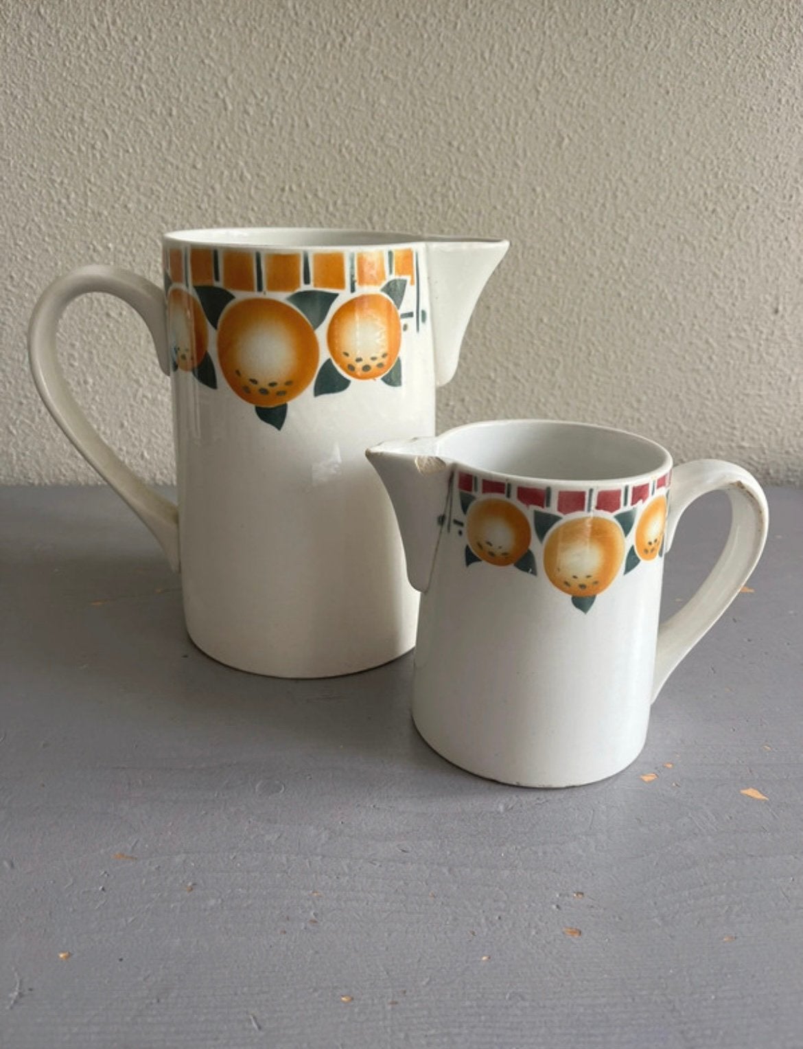 Kannenset brocante jaren ‘30, Ophalen