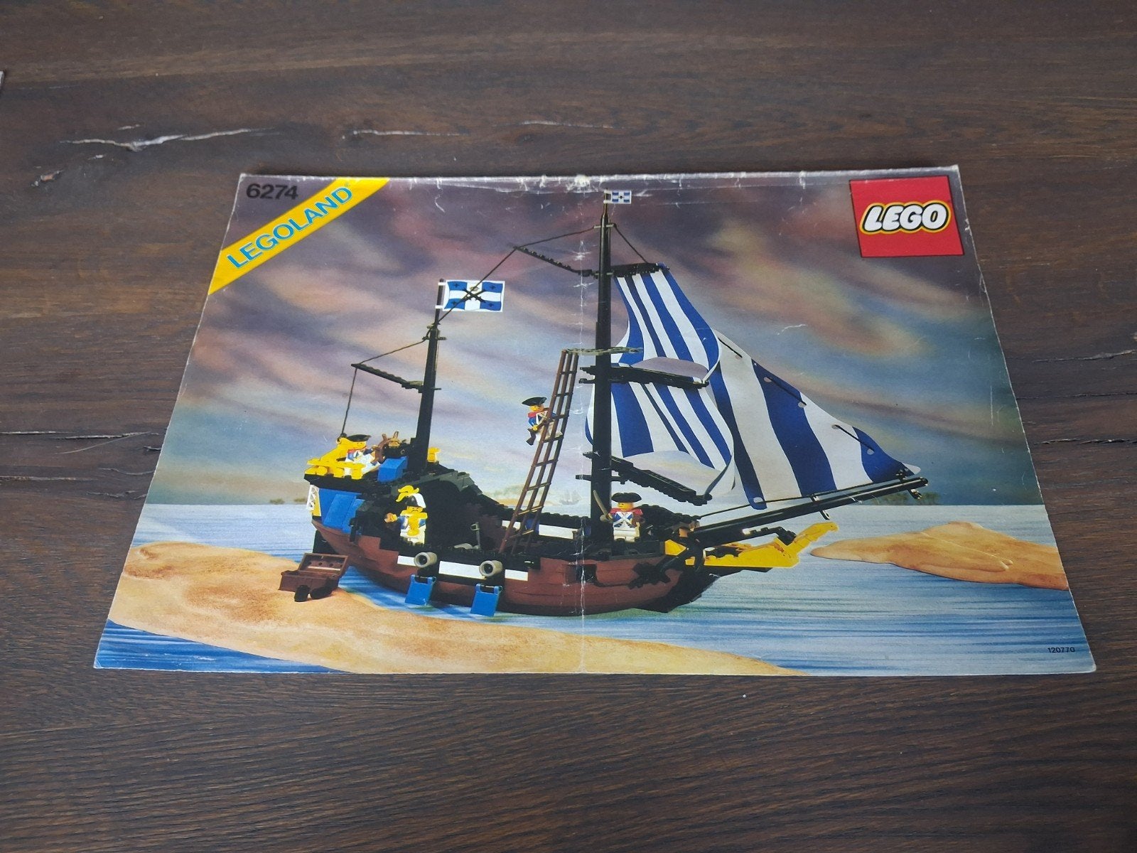 Lego Pirates 6274 Caribbean Clipper instructieboekje, Gebruikt, Lego, Accessoire, Inclusief instructies