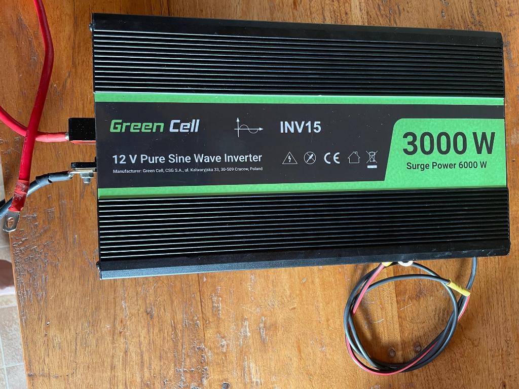 Spanningomvormer / inverter, Verzenden, Zo goed als nieuw, Overige typen