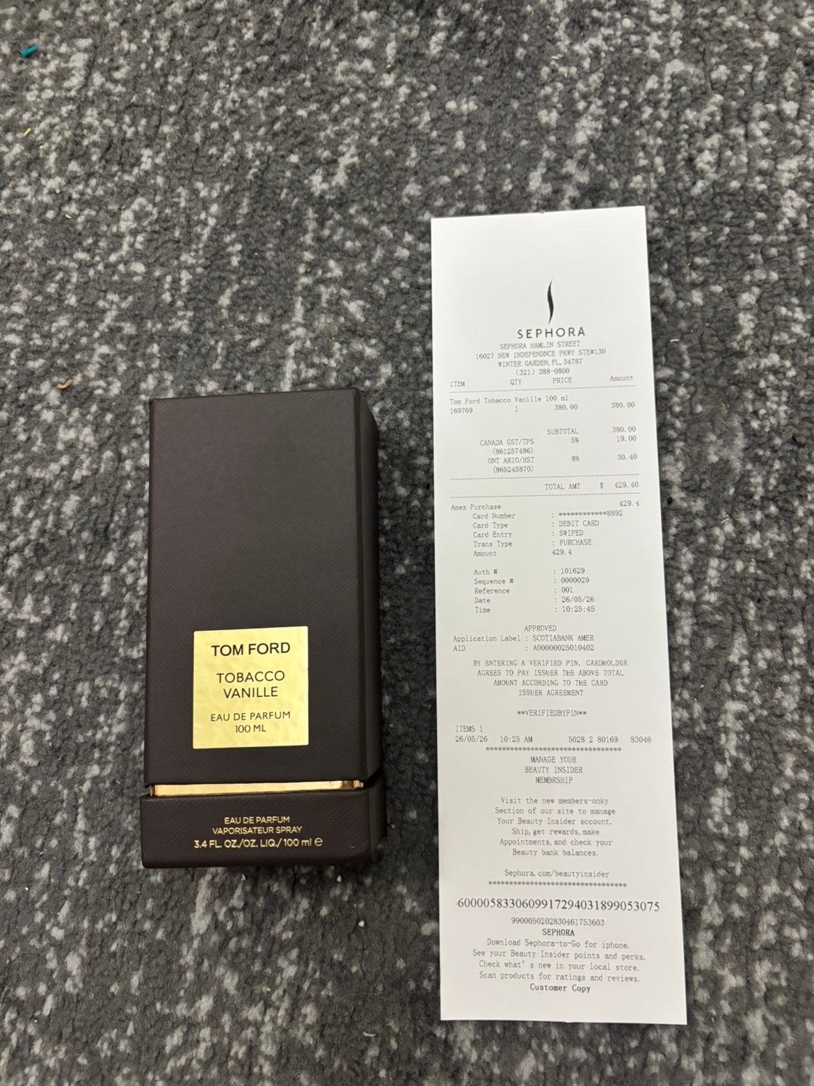 Tom Ford Tobacco Vanille Eau de Parfum 100ml, Ophalen of Verzenden, Zo goed als nieuw