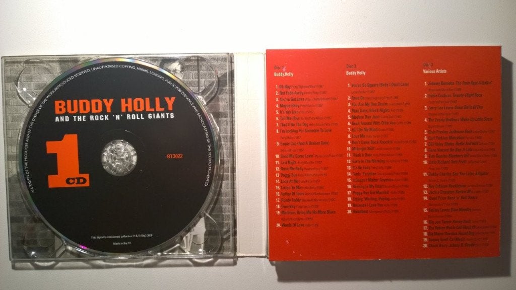 Buddy Holly - Buddy Holly And The Rock 'N' Roll Giants, Ophalen of Verzenden, Zo goed als nieuw, Rock-'n-roll, Album