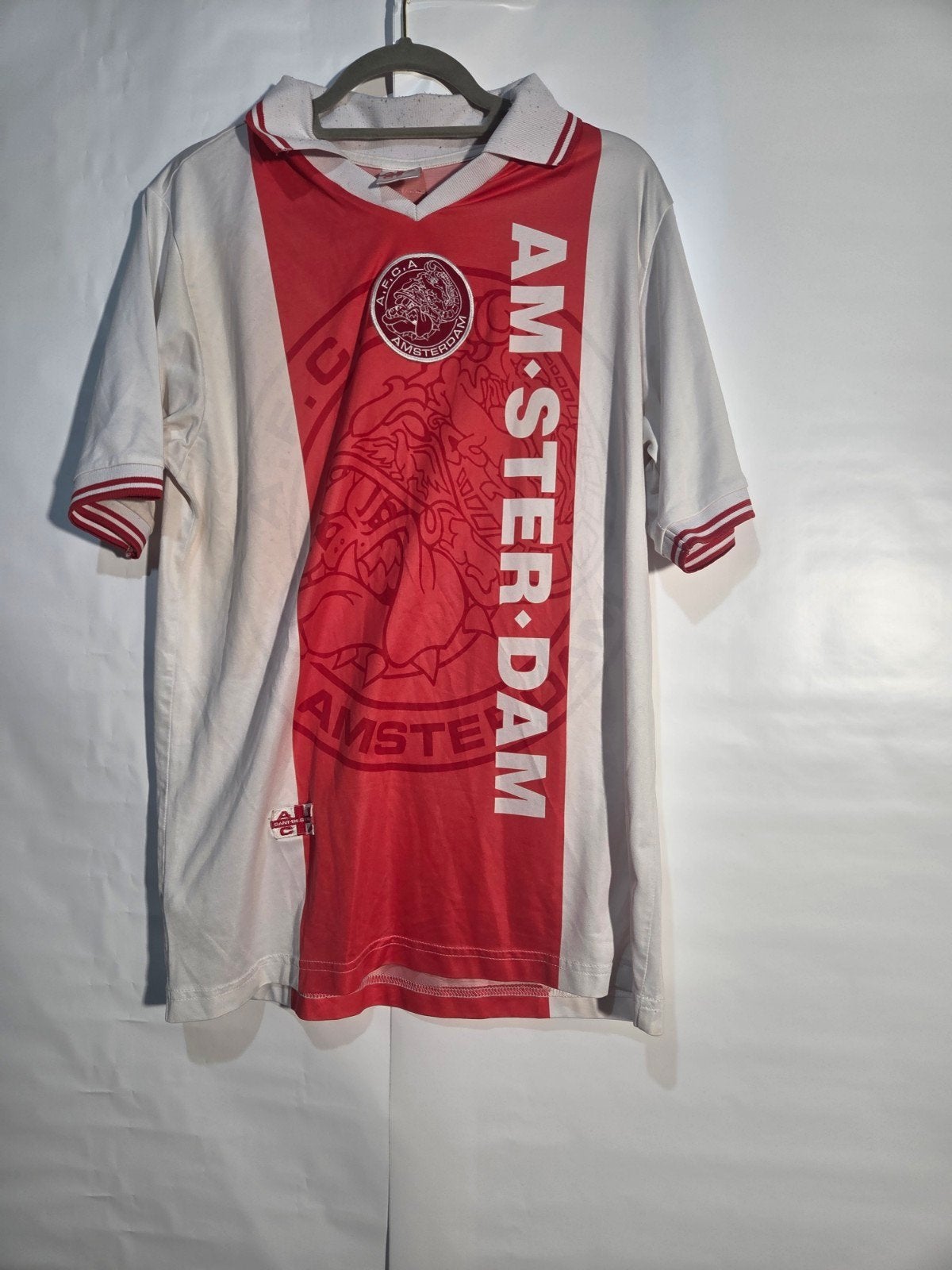 Vintage Ajax Amsterdam Shirt - Uniek Design, Ophalen of Verzenden, Ajax, Shirt