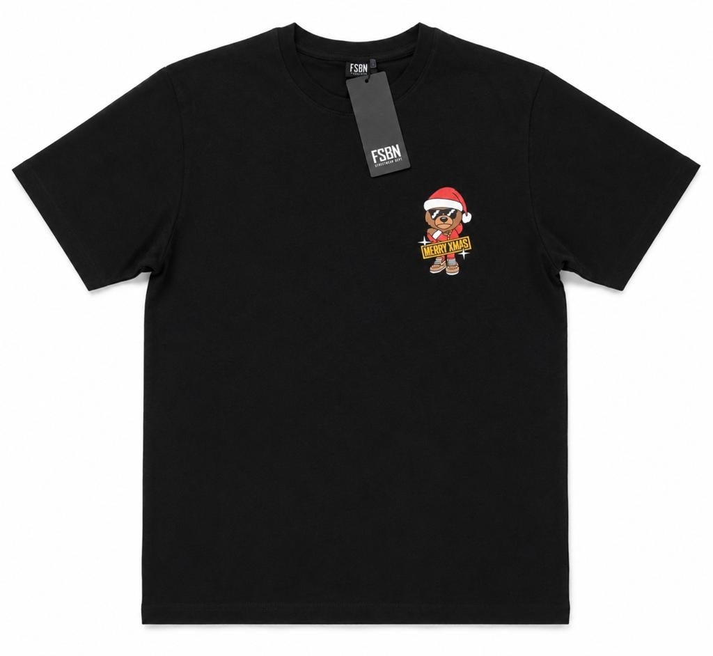 Zwart New Yorker kerst-T-shirt maat m, Maat 48/50 (M), New Yorker, Zwart, Onbekend