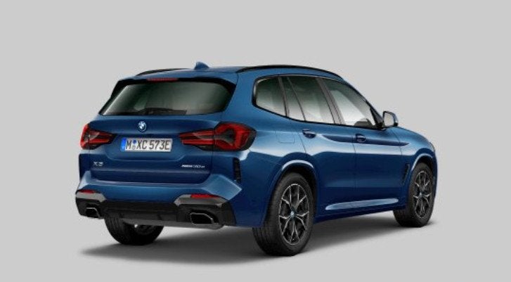 BMW X3 xDrive30e High Executive M Sport - Panoramadak - Acti, Gebruikt, 4 cilinders, Met garantie (alle), Blauw
