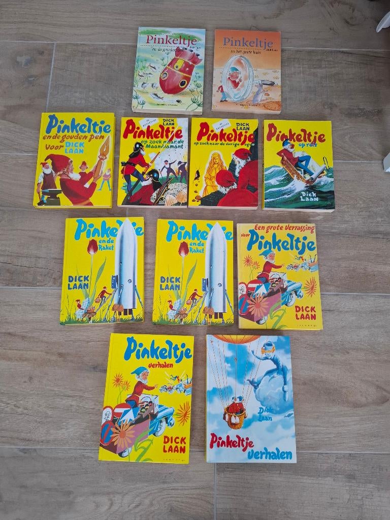 Pinkeltje boeken set - Dick Laan - 12 stuks - kinderboeken, Boeken, Ophalen of Verzenden, Zo goed als nieuw, Sprookjes