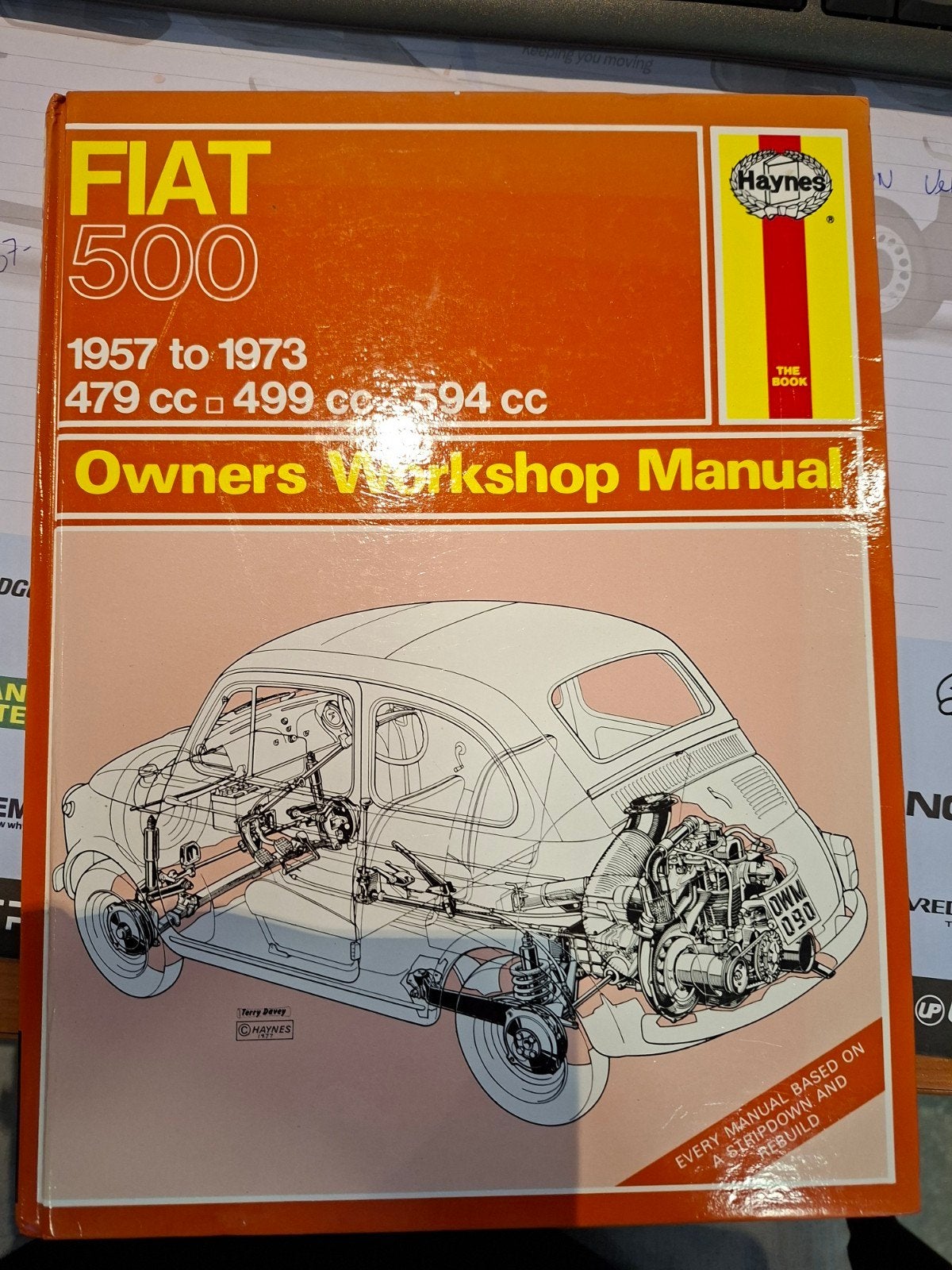 Haynes Werkplaatshandboek Fiat 500 (1957-1973), Ophalen of Verzenden