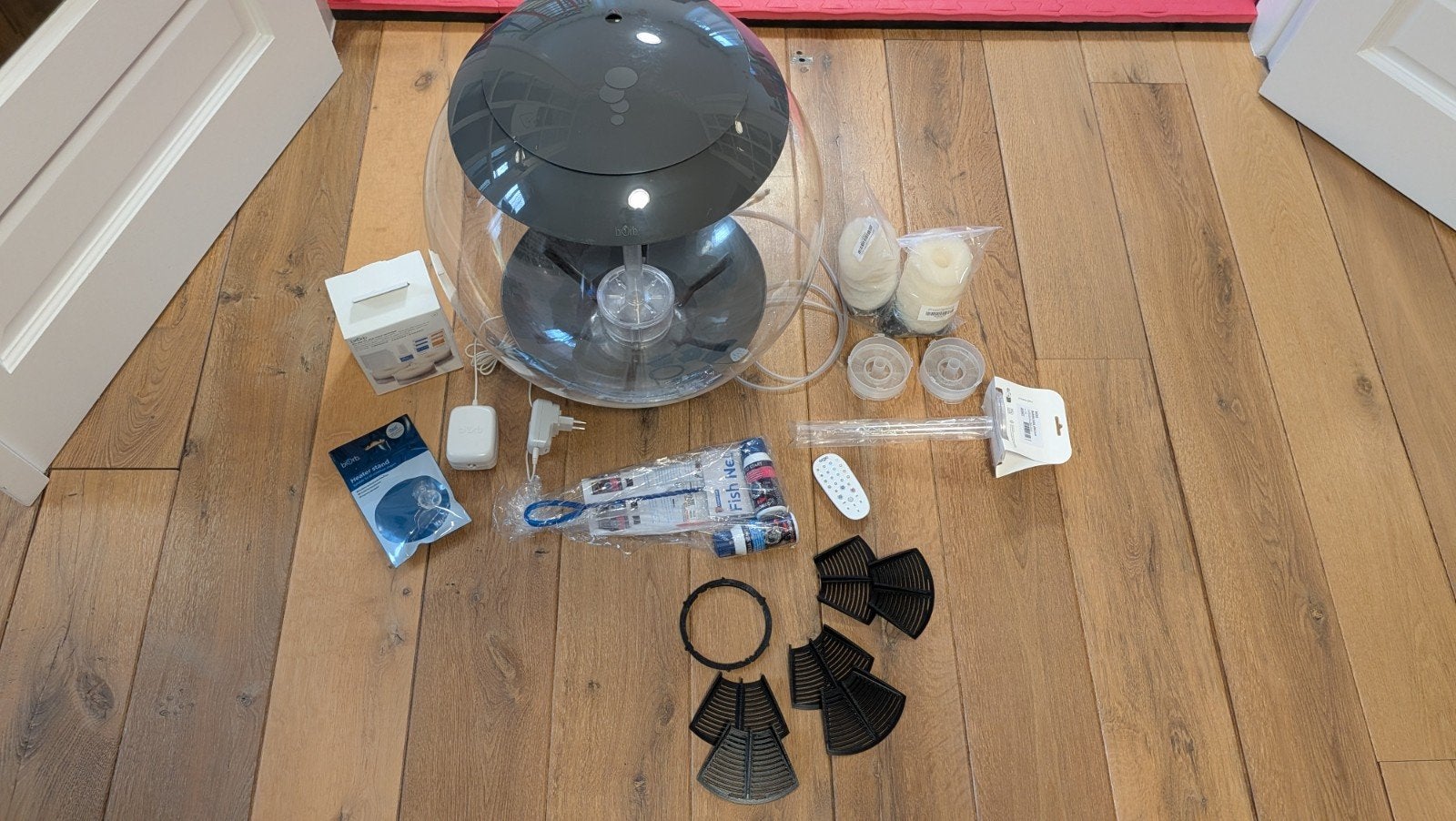 BiOrb Halo 60 Grey, Ophalen, Oase, Zo goed als nieuw, Leeg aquarium