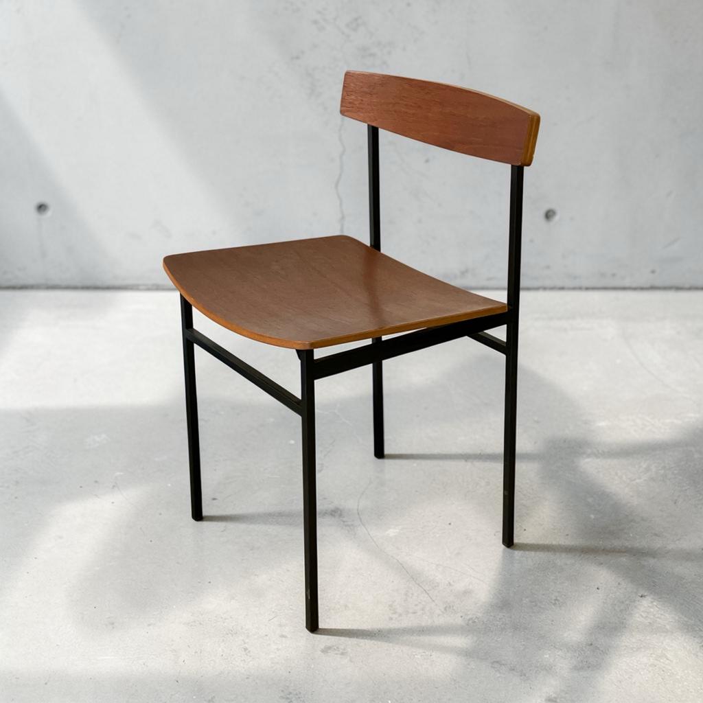 Auping Carelle stoelen - Teak en staal - Jaren '50/'60, Antiek en Kunst, Ophalen