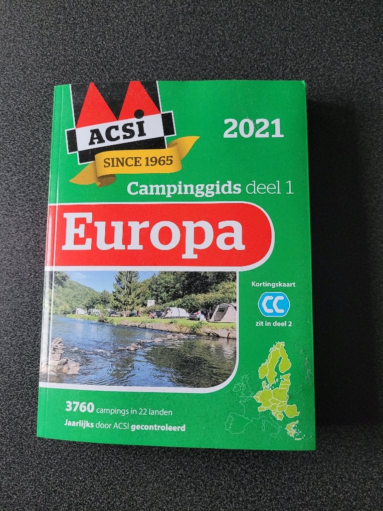 Nieuw! ACSI kampeergids campinggids Europa deel 1 2021, Ophalen of Verzenden, Nieuw