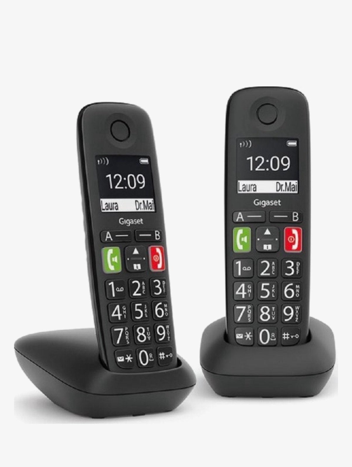 Gigaset E290 Draadloze Telefoon Grote Knoppen (2 Handsets), Ophalen of Verzenden, Zo goed als nieuw, 2 handsets