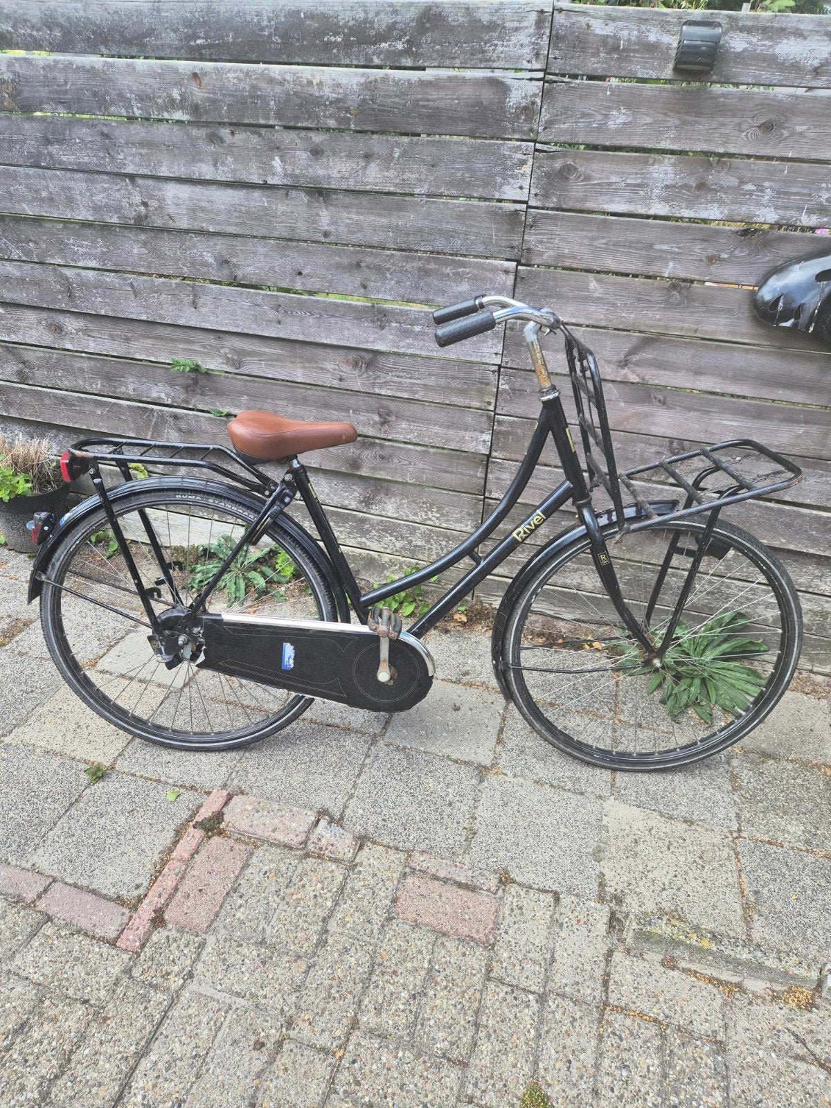 Weduw stationfiets, Fietsen en Brommers, Terugtraprem, Ophalen, Overige merken, 53 tot 56 cm
