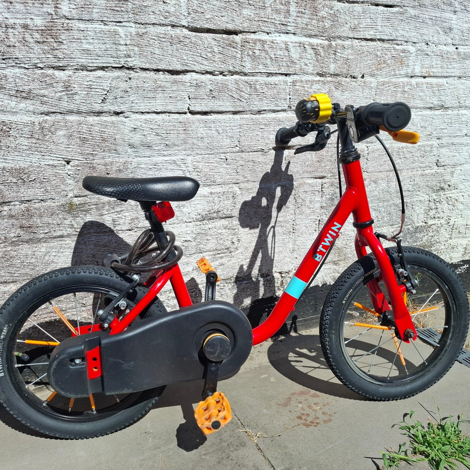 BTWIN 2-in-1 kinderfiets/loopfiets  3-5 jaar 14 inch, Fietsen en Brommers, Fietsen | Kinderfietsjes, Ophalen, Gebruikt, Velgrem