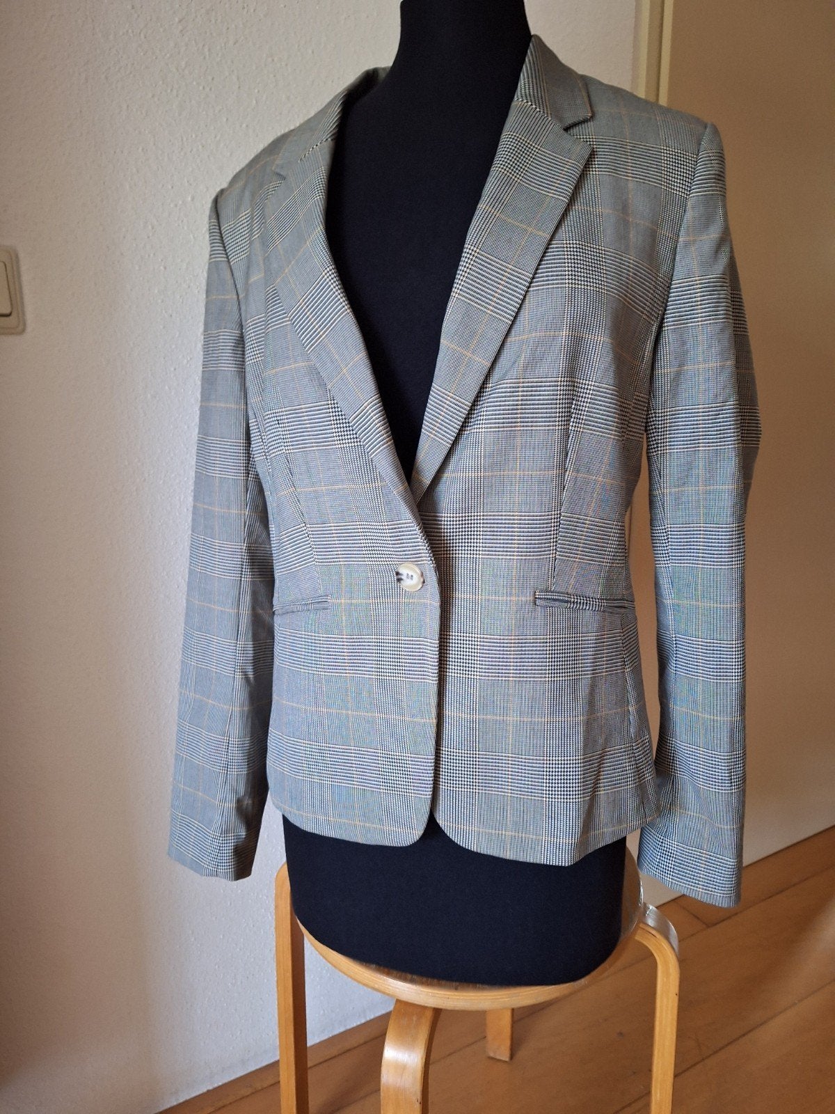 Geeuit Colbert/Blazer, Ophalen of Verzenden, Zo goed als nieuw, Maat 38/40 (M), Grijs