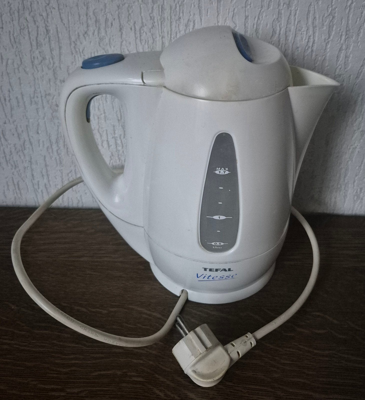 Tefal vitessa waterkoker 1.7 ltr, 1 tot 2 liter, Ophalen of Verzenden, Zo goed als nieuw