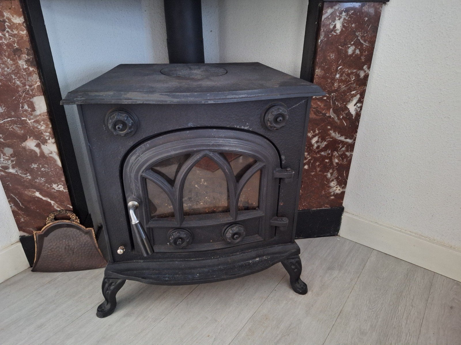 Gietijzeren houtkachel, Ophalen, Gebruikt, Hout, Houtkachel