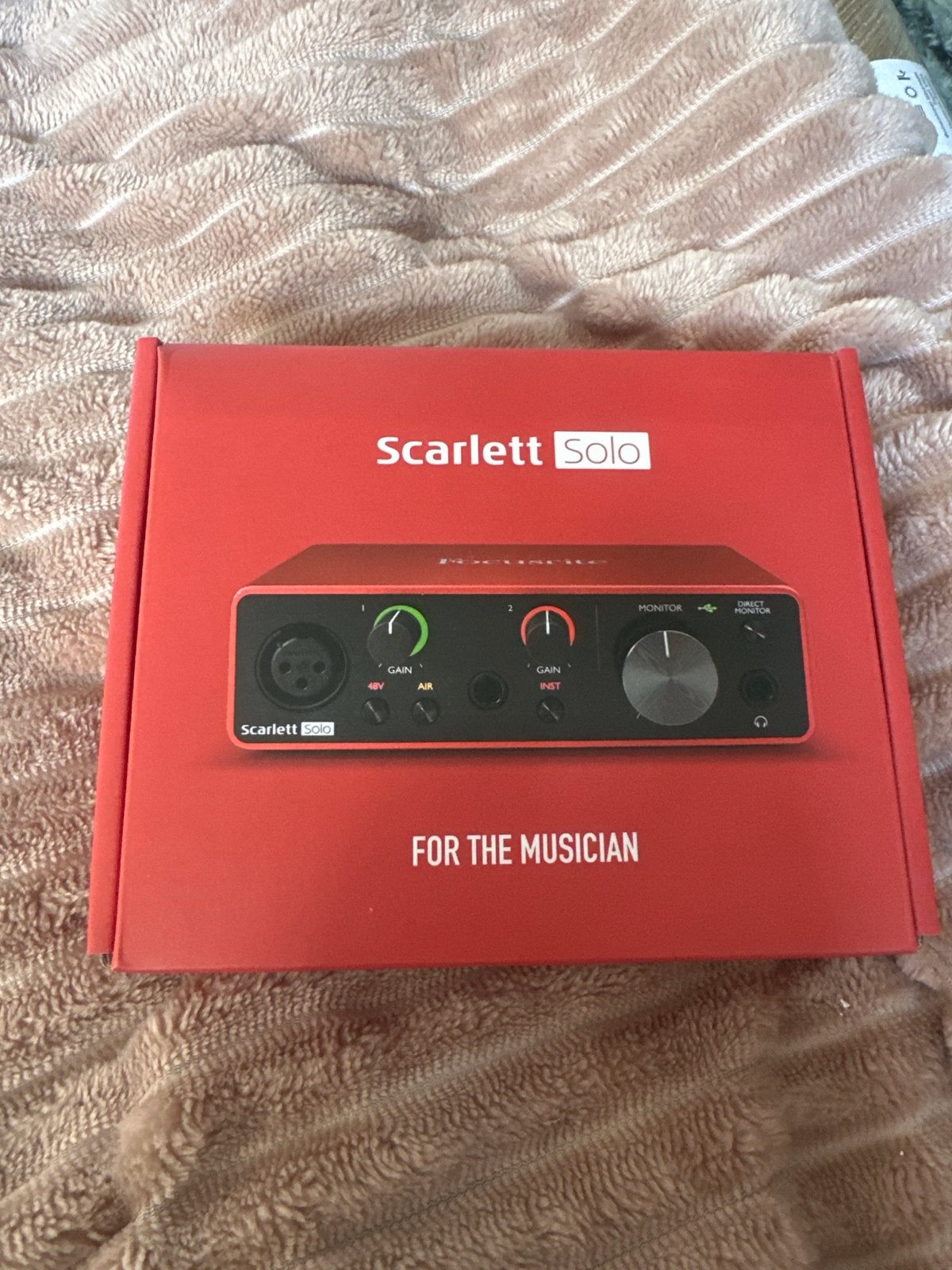 Focusrite Scarlett Solo USB Audio Interface NIEUW, Ophalen of Verzenden, Nieuw