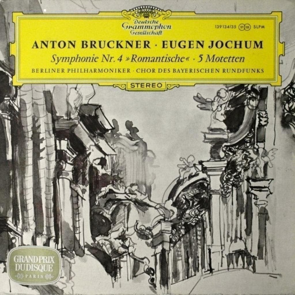Bruckner Eugen Jochum Symphonie Nr. 4 5 Motetten 2 LP, Kamermuziek, Ophalen of Verzenden, Zo goed als nieuw, 12 inch