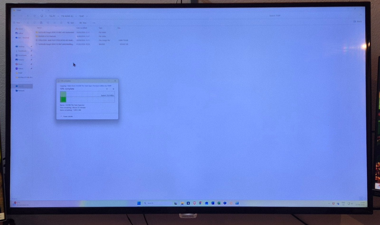 Philips BDM4350UC 43 inch 4K UHD Monitor (geen tv!), Ophalen, Philips, IPS, HDMI