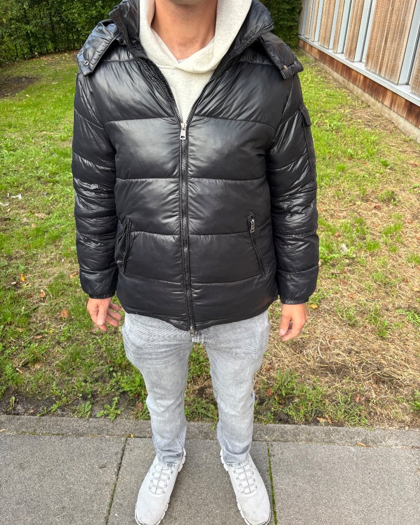 Moncler jas  - Maat L Zwart -origineel, Kleding | Heren, Ophalen, Maat 52/54 (L), Moncler, Zwart