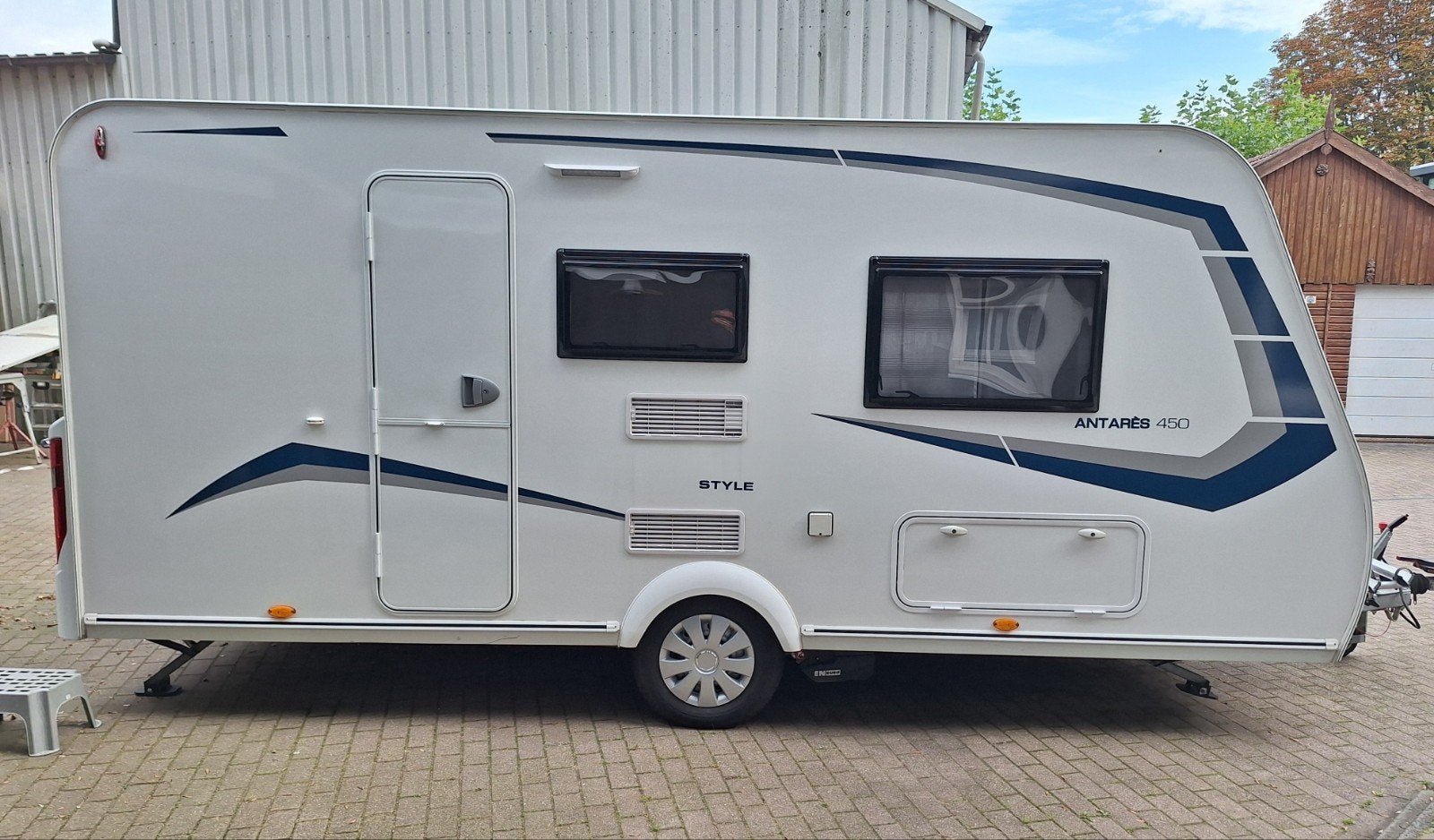 Caravelair  antares style 450 enkele bedden, Caravans en Kamperen, Standaardzit, 750 - 1000 kg, Particulier, 6 tot 7 meter