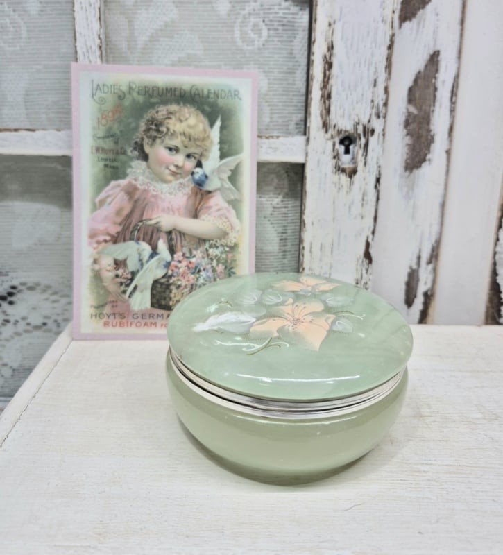 Albaster sieradendoosje, Antiek en Kunst, Curiosa en Brocante, Ophalen of Verzenden